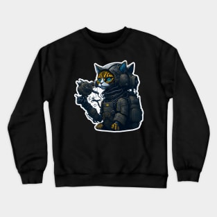 Mecha Cat_009 Crewneck Sweatshirt